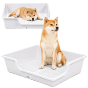 SUDOO 犬 トイレ トレー 大型犬 トイレ 特大 スーパーワイド 囲い 飛び跳ね防止 はみ出し防止 しつけ トイレトレーニング (XL) - 9