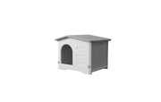 猫ハウス 外猫ハウス ペットハウス 屋外用 猫小屋 犬小屋 屋外 防水 冬 座布団付き 通気性 防寒 雨よけ 小型犬 野外猫 組立簡単 屋内 防風 防雨 換気 (グレー) - 15