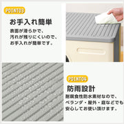 猫ハウス 外猫ハウス ペットハウス 屋外用 猫小屋 犬小屋 屋外 防水 冬 座布団付き 通気性 防寒 雨よけ 小型犬 野外猫 組立簡単 屋内 防風 防雨 換気 (グレー) - 4