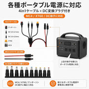 ソーラーパネル 200W 折りたたみ式 P型 16BB 23.5％高変換効率 IP67防水 防塵 Type-C直接充電 ポータブル電源対応 4in1接続ケーブル付き MC4/XT60/DC対応 キャンプ 車中泊 防災グッズ - 4