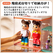 フィギュアケース 棚 アクリル 4個セット フィギュア棚 コレクションケース クリア 積み重ね可能 開閉 組み立て式 マグネット式扉 アクリルケース フィギュア ショーケース 防水防塵 幅30×奥17×高さ23cm ホワイト (4, S) - 3