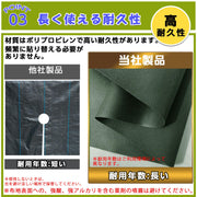 防草 シート 1m 50m 高密度 120g/m² 防そうシート 除草シート 1m幅 ぼうそうシート 厚手 高耐久性 不織布 雑草防止 透水性 遮光性アップ UV耐候剤配合 紫外線劣化防止 雑草対策 工事用 園芸用 人工芝下 Uピン杭50本と黒丸50枚付き グリーン (1×50m, グリーン) [並行輸入品] - 6
