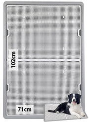 SUDOO 犬 トイレ トレー 大型犬 トイレ 特大 スーパーワイド 囲い 飛び跳ね防止 はみ出し防止 しつけ トイレトレーニング (XL) - 17