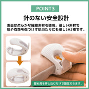 布団クリップ ズレ防止 強力 無針 ずれ落ち防止 布団 クリップ 針なし 安全 簡単取り付け 布団固定器 布団ずり落ち防止 布団ずれ落ち シーツ ブランケット (10, ホワイト) - 4