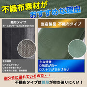 防草シート 1m 50ｍ 高密度 120g/m² 防そうシート 除草シート 1m幅 ぼうそうシート 厚手 高耐久性 不織布 雑草防止 透水性 遮光性アップ UV耐候剤配合 紫外線劣化防止 雑草対策 工事用 園芸用 人工芝下 Uピン杭50本と黒丸50枚付き グリーン (緑色, 1*50m) - 6